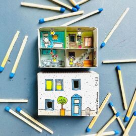Matchbox miniature house